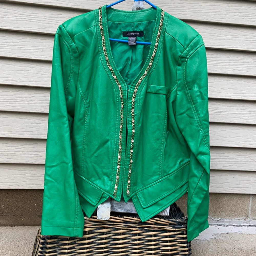 Ashley Stewart faux leather jacket